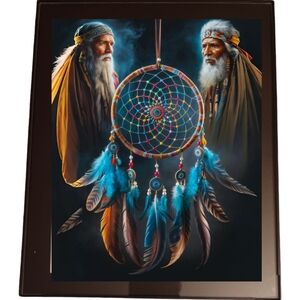 Dreamcatcher In A Glass Front Frame 8x10 Picture AI wall